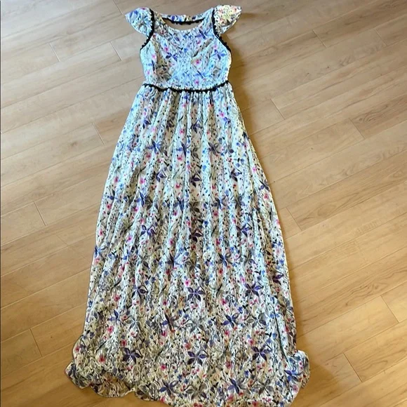 Free People Cherry Blossom Ruffled Tiered Maxi Dress - Picture 15 of 15